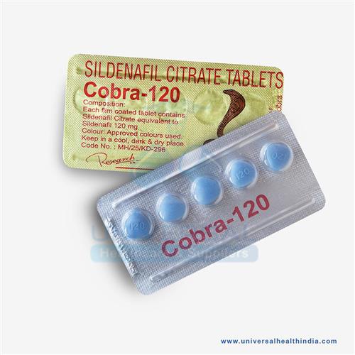 Cobra 120 - Product for Erectile Dysfunction  Subjects are surprised by  the results and have since been swearing at the high efficacy of the small  tablet after taking Cobra 120